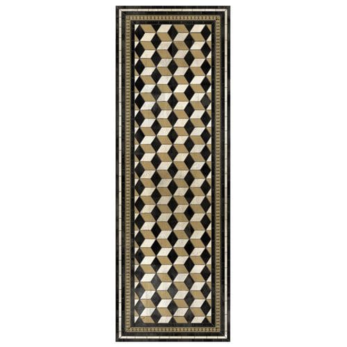 베이자플로우 바우하우스 골드 PVC 러그 - Bauhaus Gold, 180x260cm(예약판매/선주문후 50일 소요)